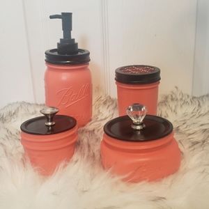 New Bathroom mason jar decor